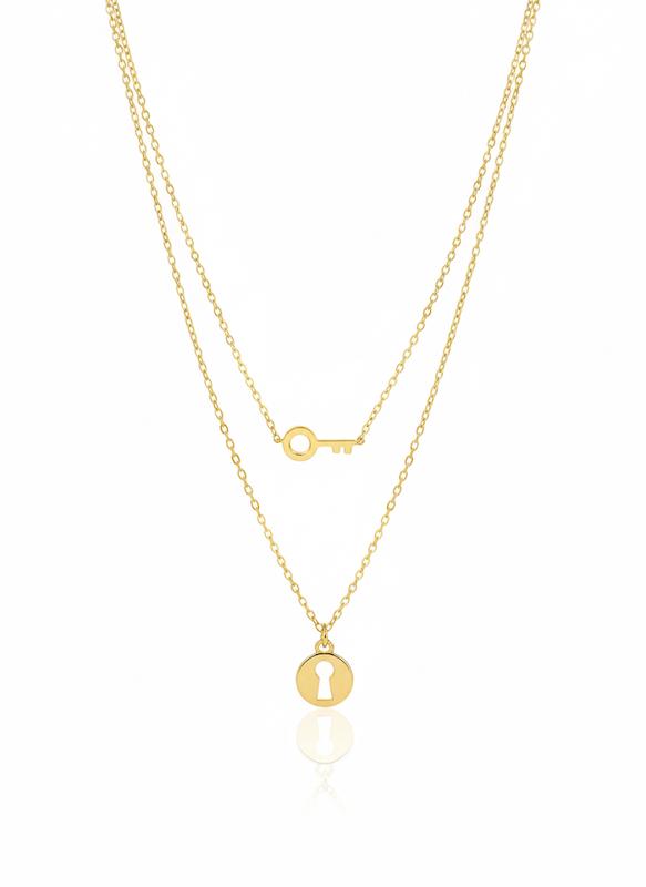 گردنبند زنانه طلا ۱۸ عیار سالیا لیانا گالری