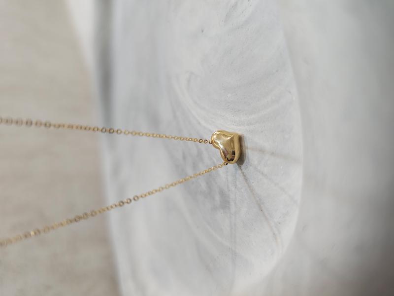 گردنبند زنانه طلا ۱۸ عیار گردنبند قلب گالری طلای سی دا