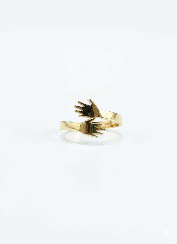 انگشتر زنانه طلا ۱۸ عیار Aghoosh لیانا گالری