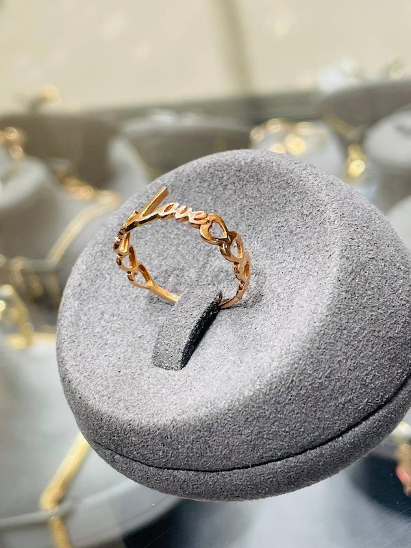 انگشتر طلا ۱۸ عیار انگشتر مدل 797 جواهری سید احسان ولی زاده