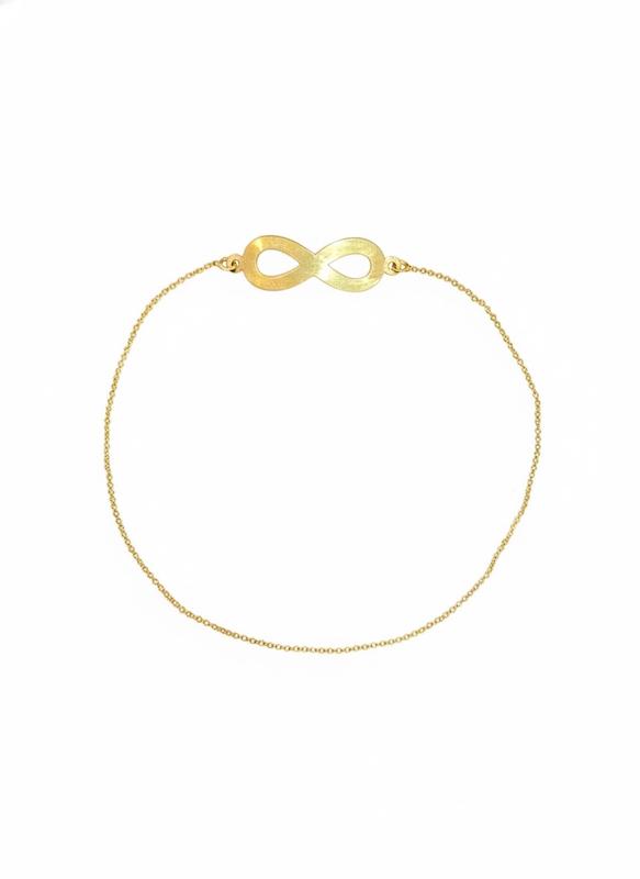 پابند زنانه طلا ۱۸ عیار بی نهایت گالری طلای شفیع