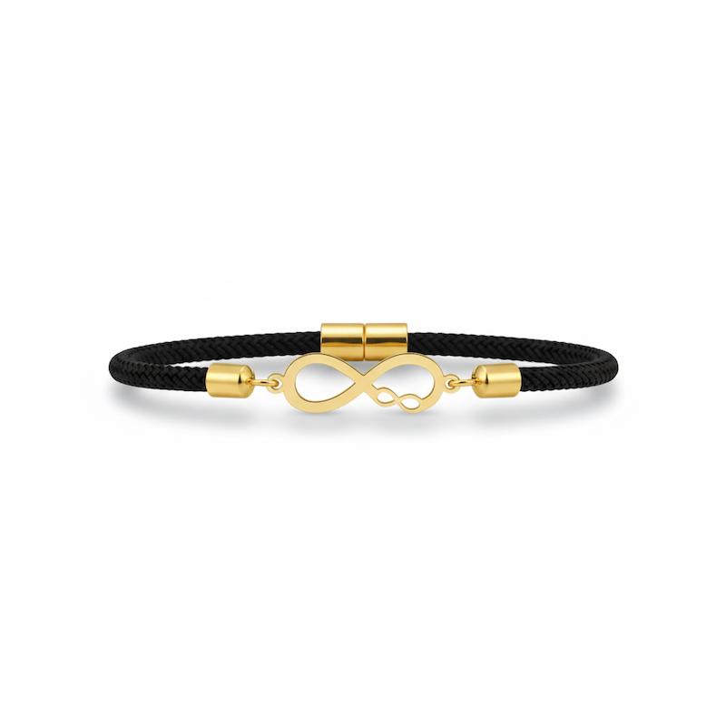 دستبند زنانه طلا ۱۸ عیار بی نهایت بی نهایت گالری شمش طلا