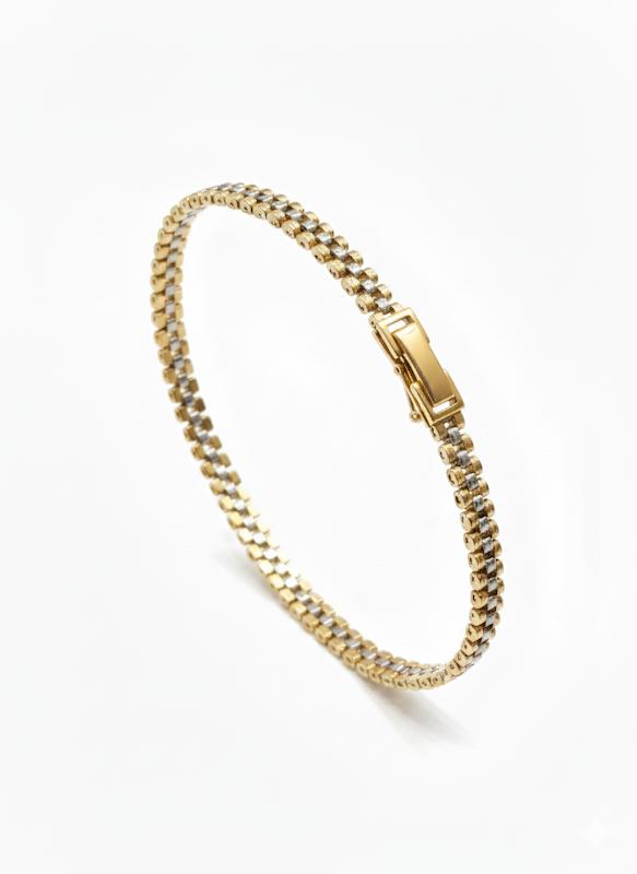 دستبند طلا ۱۸ عیار رولکس گالری نقشار