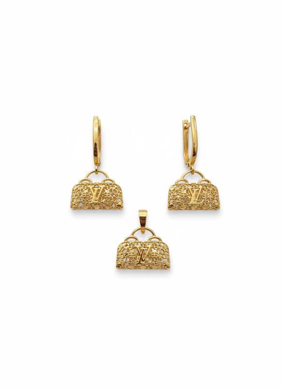 سرویس طلا ۱۸ عیار لویی ویتون کیف گالری نقشار