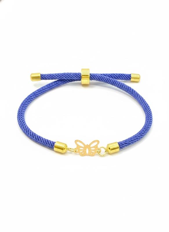 دستبند زنانه طلا ۱۸ عیار دستبندی مدل پروانه گالری پیرو