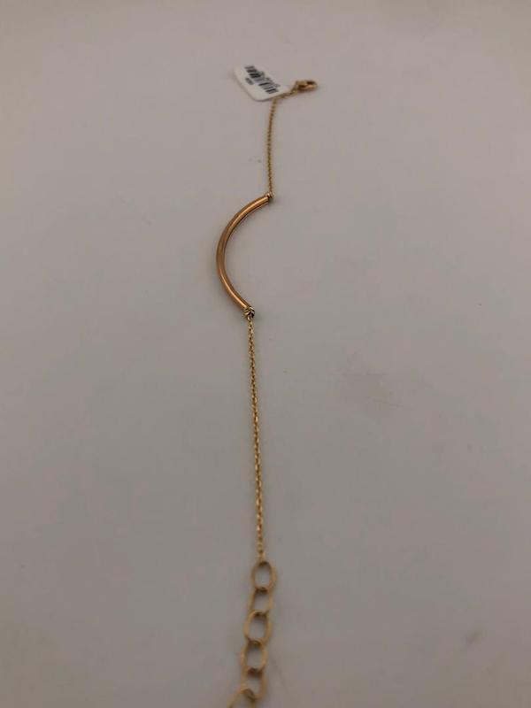 دستبند زنانه طلا ۱۸ عیار دستبند مینیمال گالری طلافروشی خوش نواز