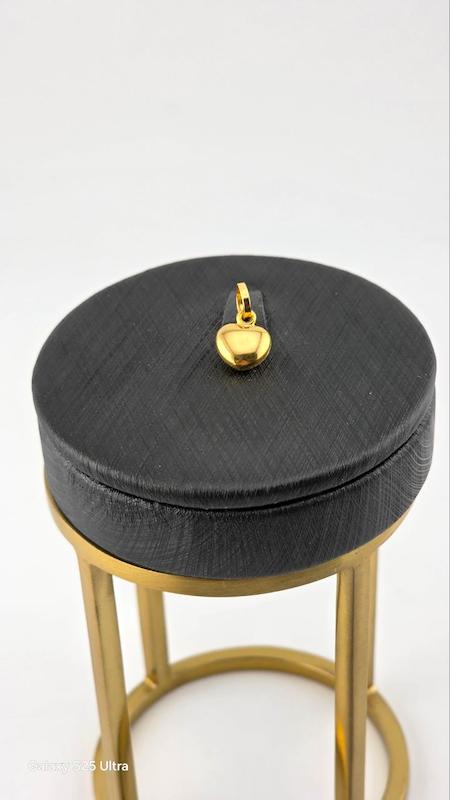 آویز زنانه طلا ۱۸ عیار پلاک قلب گالری کیا