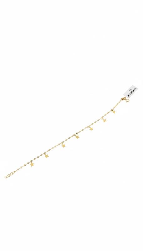 دستبند زنانه طلا ۱۸ عیار دستبند مینیمال ستاره گالری ماه سـا