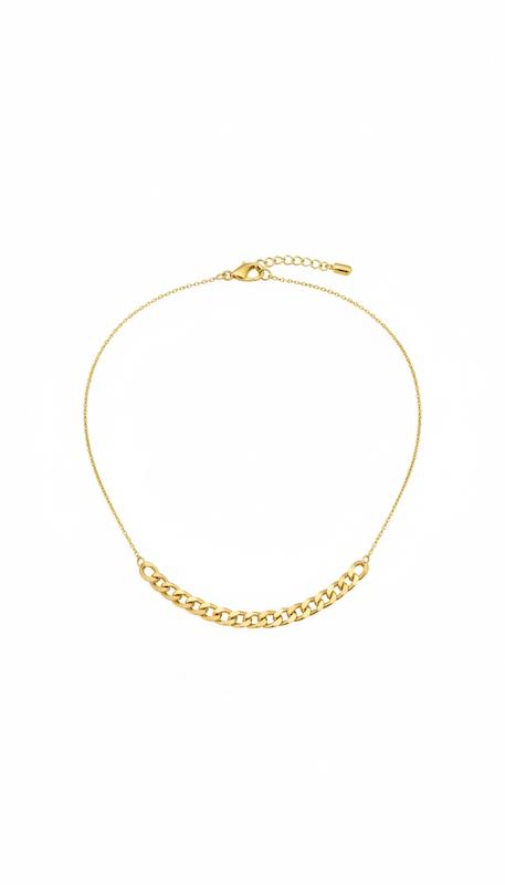 گردنبند زنانه طلا ۱۸ عیار گردنبند مینیمال کارتیه گالری ماه سـا