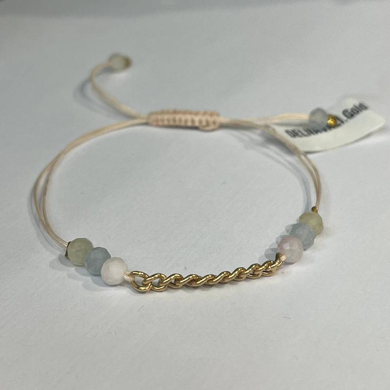 دستبند زنانه طلا ۱۸ عیار مروارید گالری طلا دوران