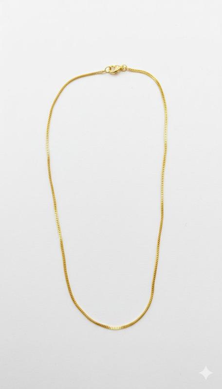 زنجیر زنانه طلا ۱۸ عیار زنجیر ونیزی تخت گالری کیا