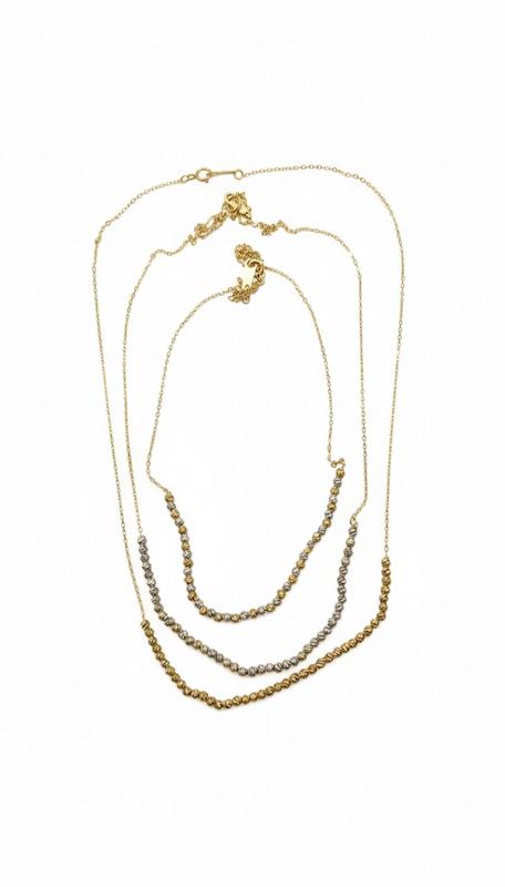 زنجیر زنانه طلا ۱۸ عیار زنجیر البرنادو گالری کیا