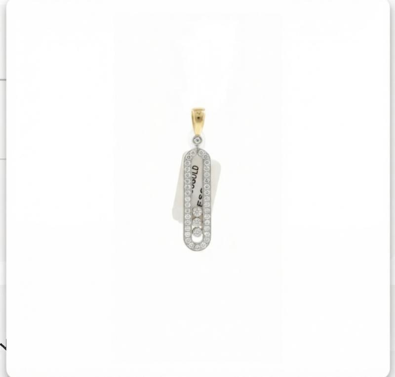 آویز طلا ۱۸ عیار مسیکا ۸طلایی