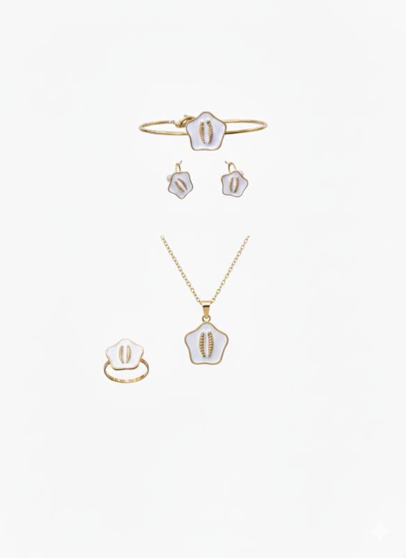 سرویس زنانه طلا ۱۸ عیار ساحلی گالری نقشار