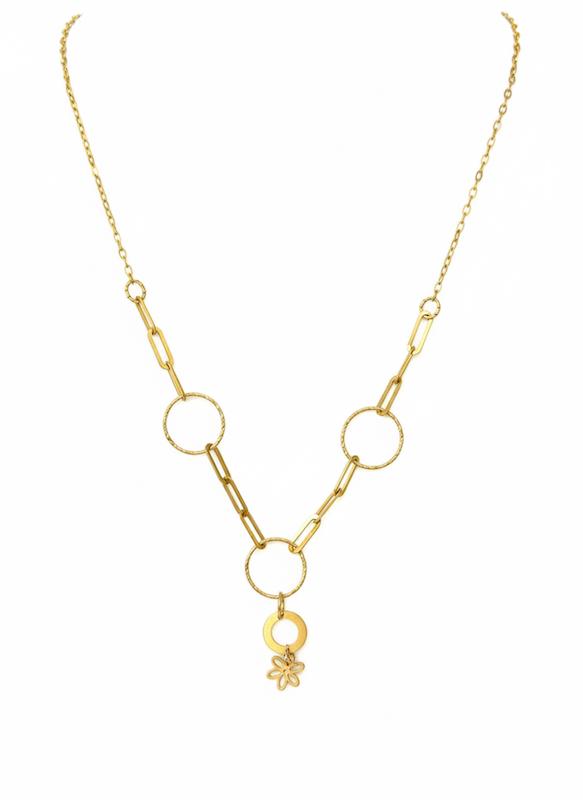 گردنبند زنانه طلا ۱۸ عیار گردنی حوا تیما گلد گالری