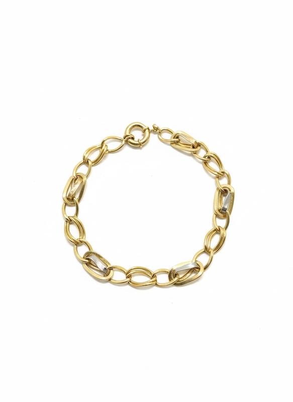 دستبند زنانه طلا ۱۸ عیار جتاش گالری طلای شفیع