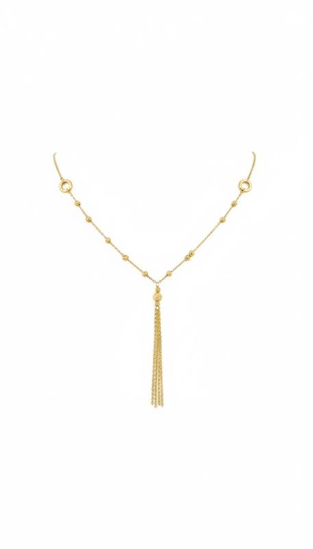 گردنبند زنانه طلا ۱۸ عیار گردنبند گوی گالری ماه سـا