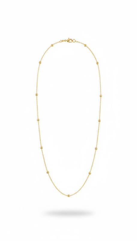 زنجیر زنانه طلا ۱۸ عیار زنجیر البرنادو کم تراکم گالری کیا