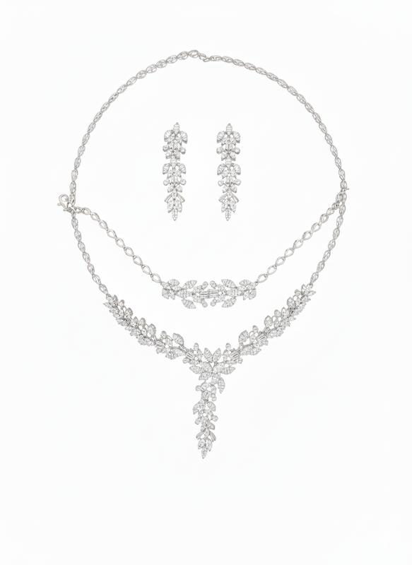 سرویس زنانه طلا ۱۸ عیار سرویس عروس کد ۳۷۶ گالری طلا و جواهر دیما