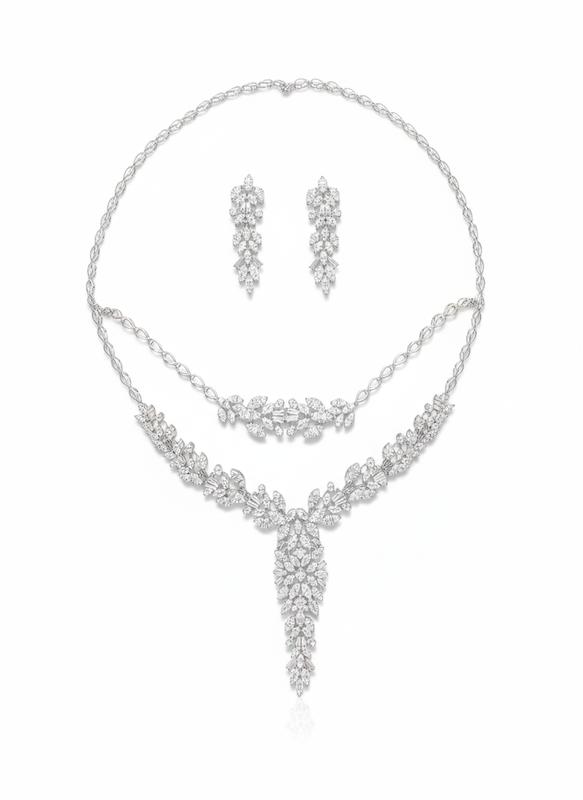 سرویس زنانه طلا ۱۸ عیار سرویس عروس کد ۳۷۵ گالری طلا و جواهر دیما