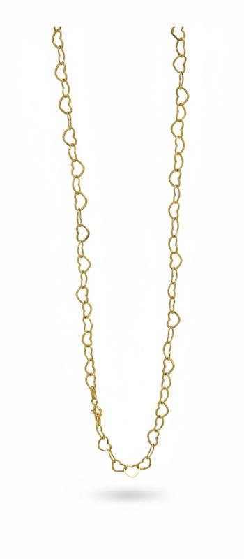 گردنبند زنانه طلا ۱۸ عیار گردنبند قلبی ۸طلایی