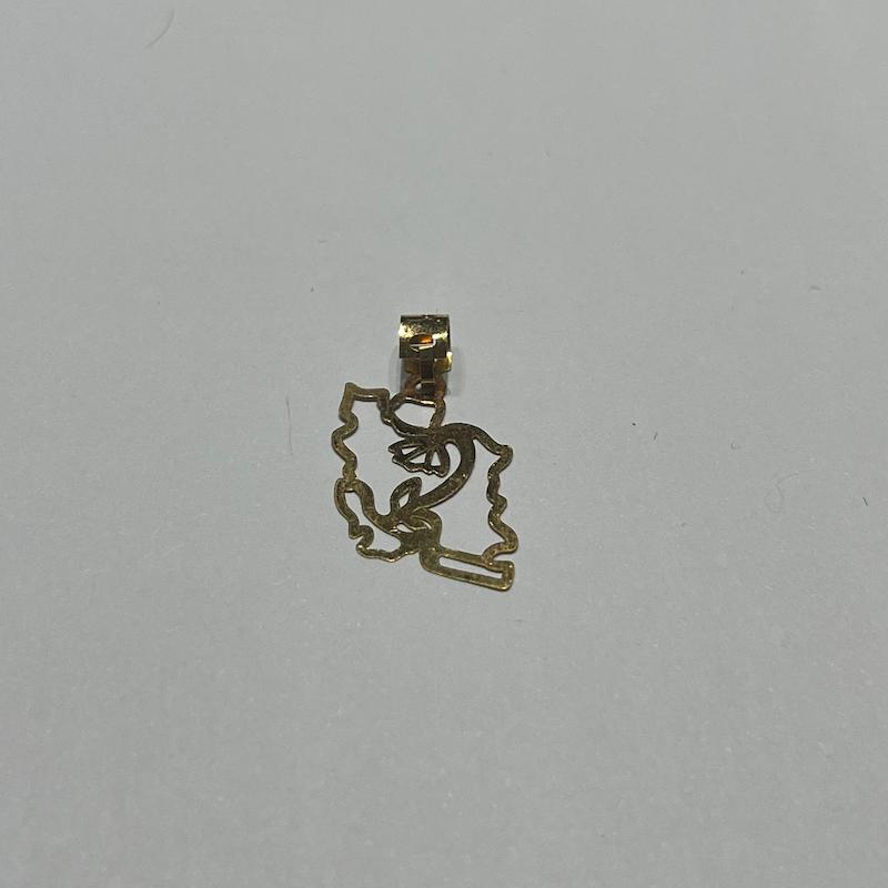 آویز زنانه طلا ۱۸ عیار ایران گالری طلا دوران