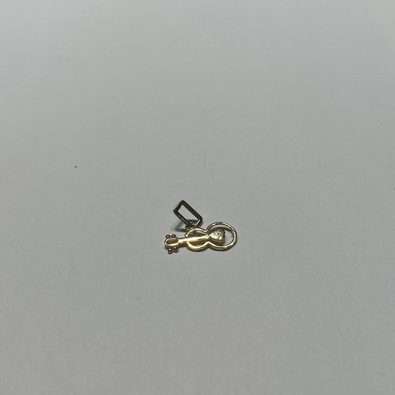 آویز زنانه طلا ۱۸ عیار گیتار گالری طلا دوران