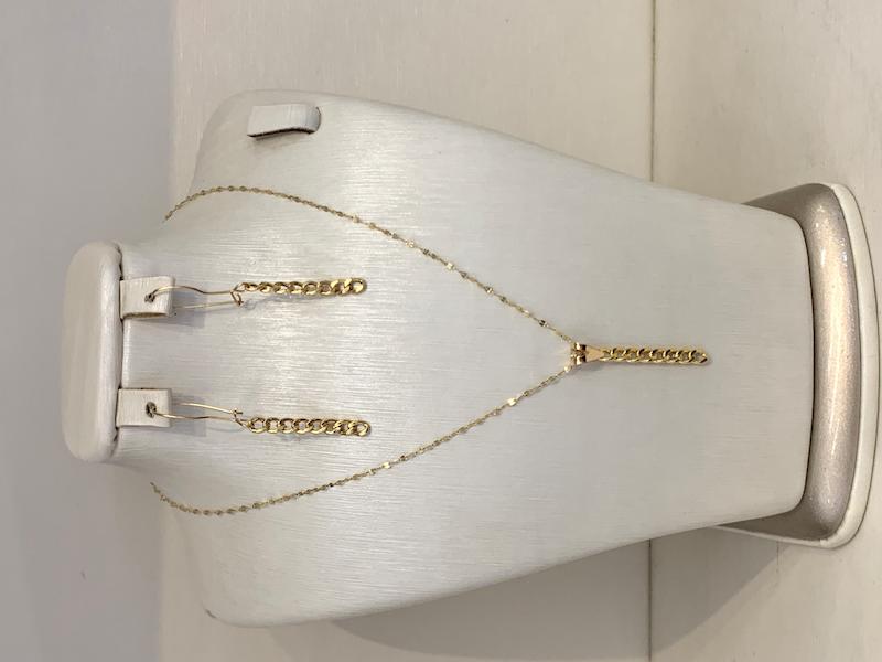 سرویس طلا ۱۸ عیار نیم ست کارتیه گالری جواهری مهربان