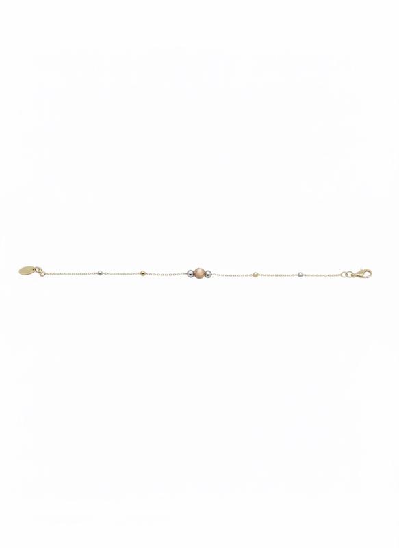 دستبند زنانه طلا ۱۸ عیار دستبند مینیمال گالری ماه سـا