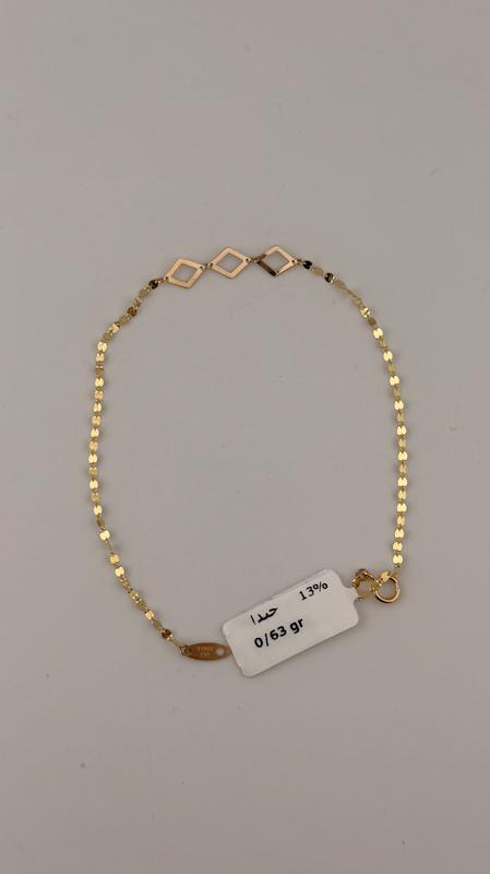 دستبند زنانه طلا ۱۸ عیار دتبند مینیمال گالری چیدا