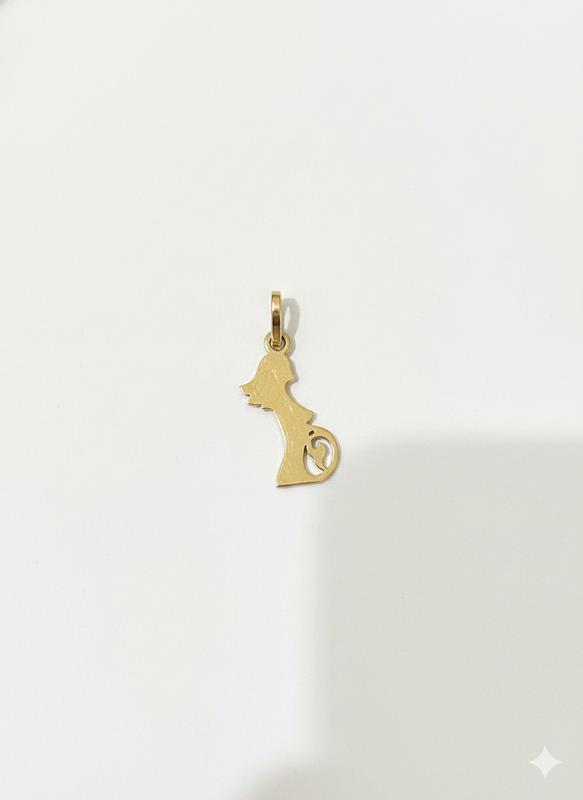 آویز زنانه طلا ۱۸ عیار مادر گالری طلای شفیع