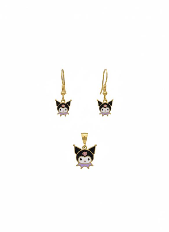 بچگانه نیم ست طلا ۱۸ عیار نیم ست کرومی نی نی طلا