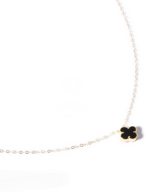 گردنبند زنانه طلا ۱۸ عیار گردنبند ونکلیف گالری کاژه گلد