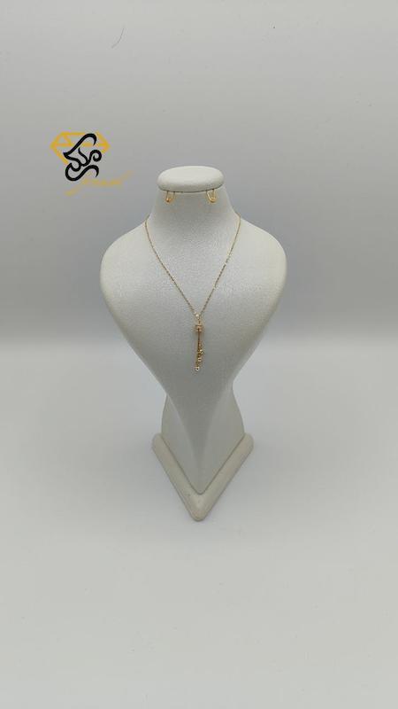 گردنبند زنانه طلا ۱۸ عیار گردنبند مینیمال فانتزی گالری طلا و جواهر ملکی