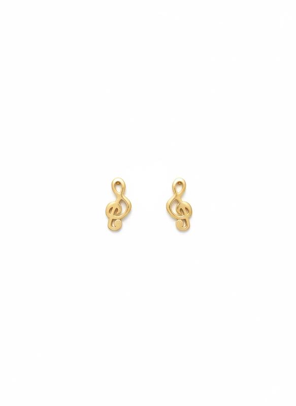 گوشواره زنانه طلا ۱۸ عیار نت۴۶٣۴ گالری طلای شفیع