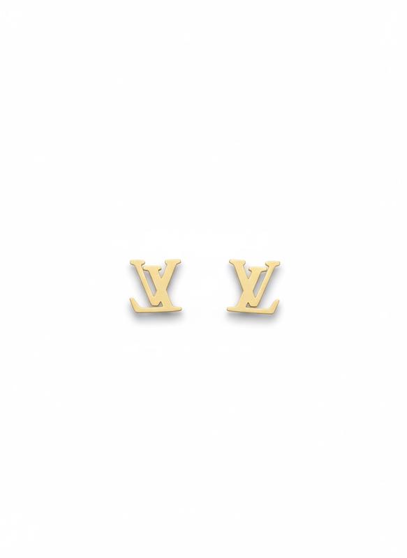 گوشواره زنانه طلا ۱۸ عیار لویزویتون۶۵٧٢ گالری طلای شفیع