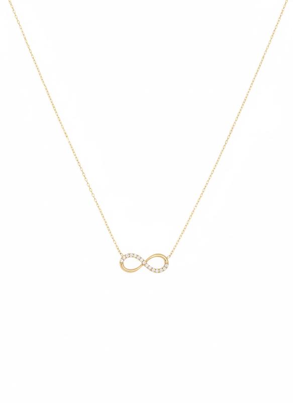 گردنبند زنانه طلا ۱۸ عیار تیفانی٠٣۶٣ گالری طلای شفیع