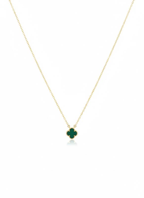 گردنبند زنانه طلا ۱۸ عیار ونکلیف۴٢٧٩ گالری طلای شفیع