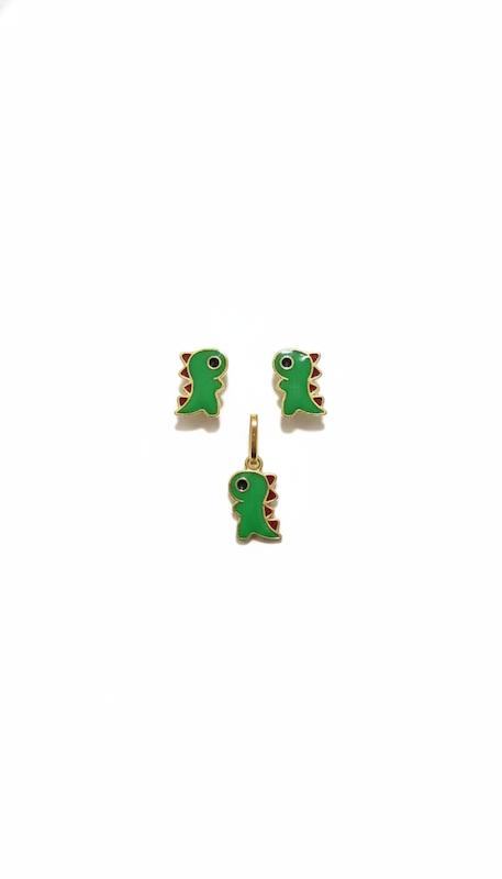 سرویس بچگانه طلا ۱۸ عیار عروسکی4558 گالری طلای شفیع