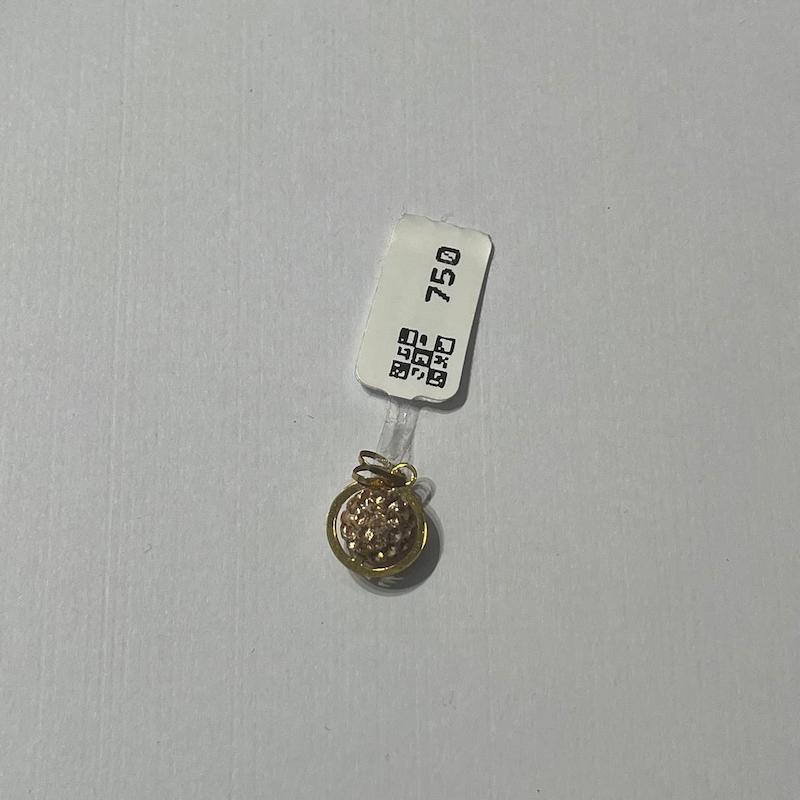 آویز زنانه طلا ۱۸ عیار سواروسکی گالری طلا دوران