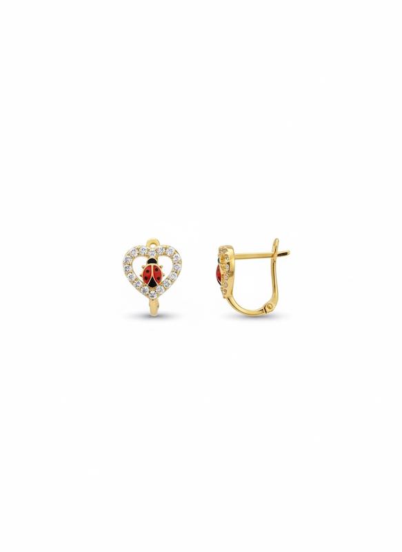 گوشواره زنانه طلا ۱۸ عیار ترک گالری طلای شفیع