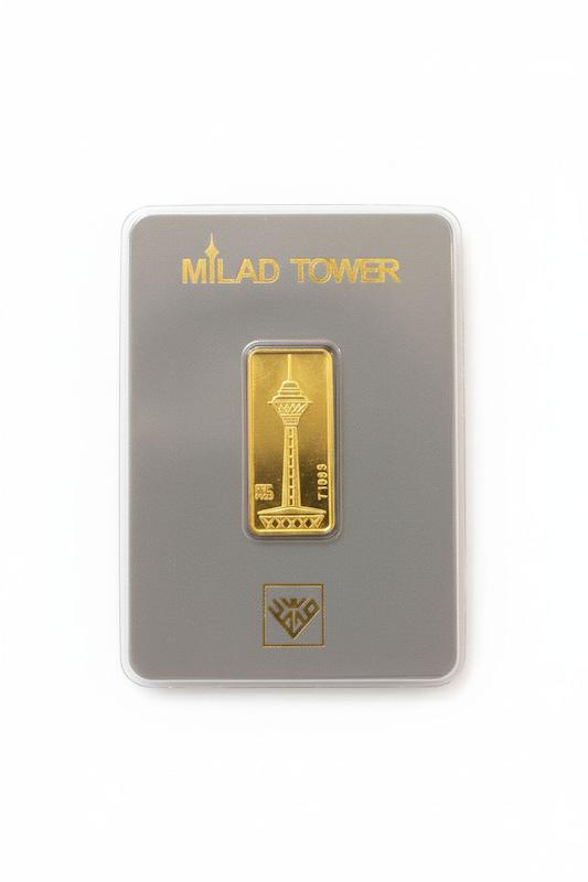 شمش طلا ۲۴ عیار 700 سوت برج میلاد گالری پلاتین