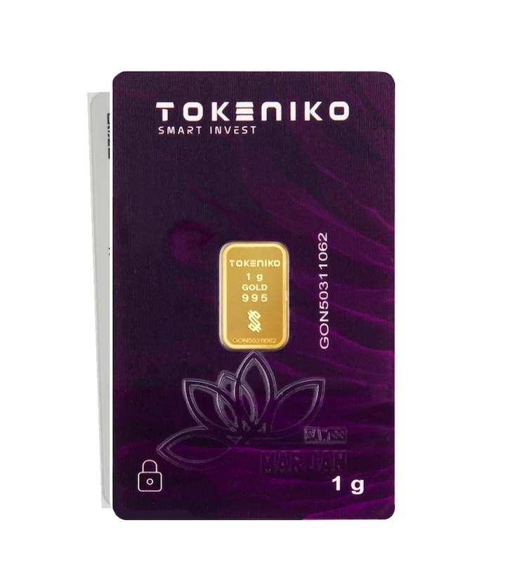 شمش مردانه طلا ۲۴ عیار شمش یک گرمی توکنیکو گالری طلا و جواهر دیما