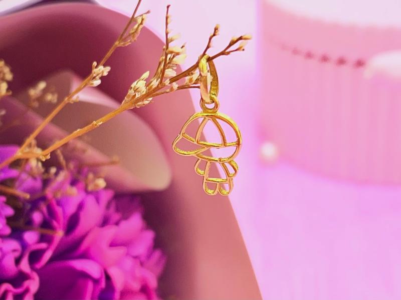 آویز بچگانه طلا ۱۸ عیار آویز پسر مینیمال کد 123 گالری یونیکا