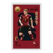 کارت فوتبالی طلا 18 عیار سوت مدل کوین دی بروینه KEVIN DE BRUYNE طرح جام جهانی 2026 کد SO10064026