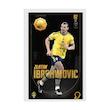 کارت فوتبالی طلا 18 عیار سوت مدل زلاتان ابراهیموویچ Zlatan Ibrahimovic طرح فوتبالی 2025 کد SO10127