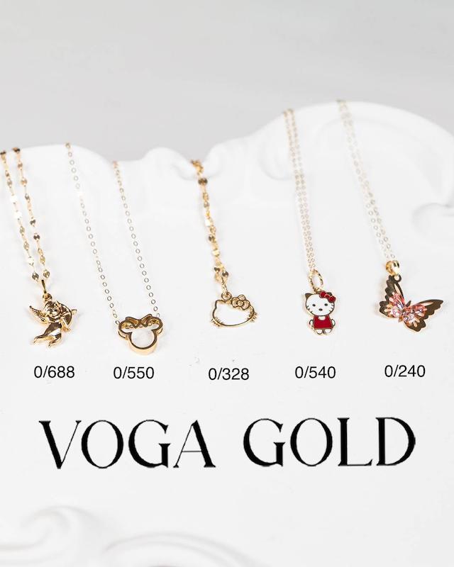 آویز بچگانه طلا ۱۸ عیار جذاب و مینیمال VoGa GOLD