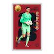 کارت فوتبالی طلا 18 عیار سوت مدل کورتوا COURTOIS طرح جام جهانی 2026 کد SO10148026