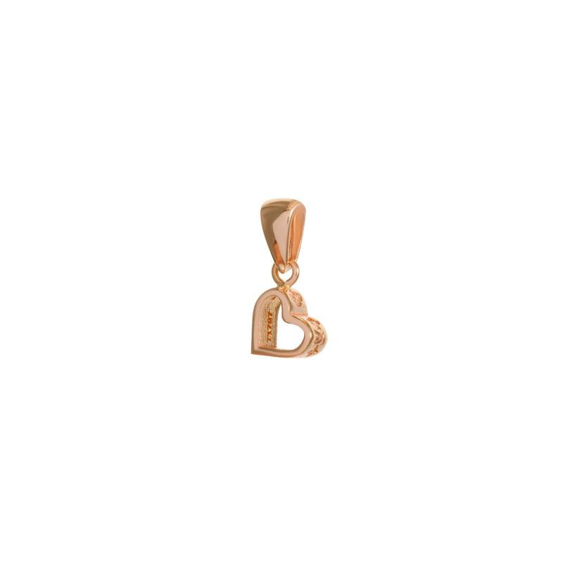 آویز زنانه طلا ۱۸ عیار پلاک طلا ۱۸ عیار قلب مدل کارتیه پیچ (Cartier) گالری طلای یمنا