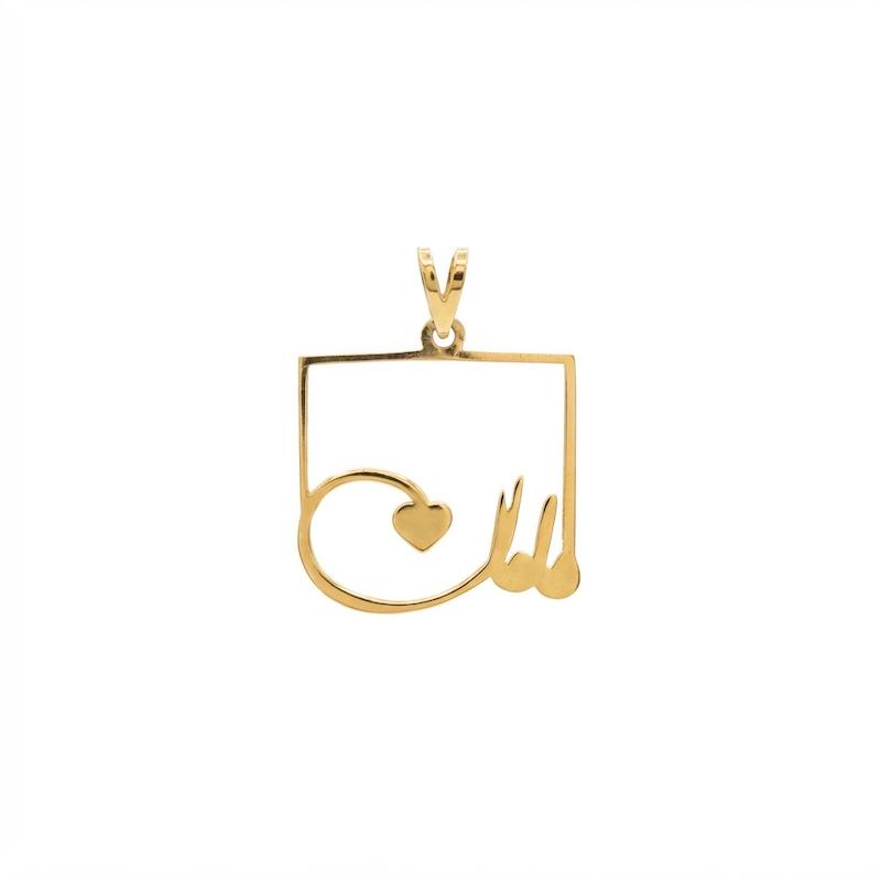 آویز زنانه طلا ۱۸ عیار اویز مامان وشاگالری